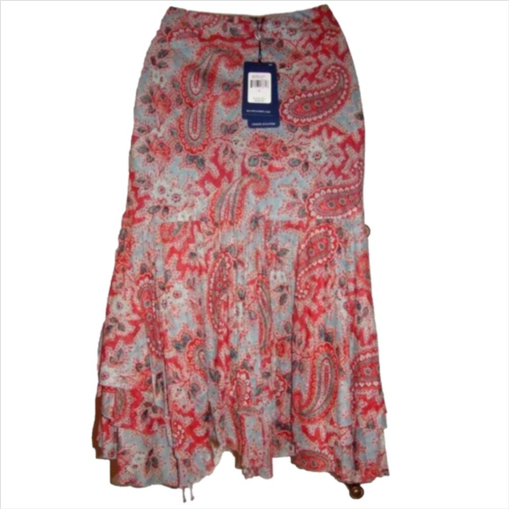 Ralph Lauren Shelter Island Paisley Skirt